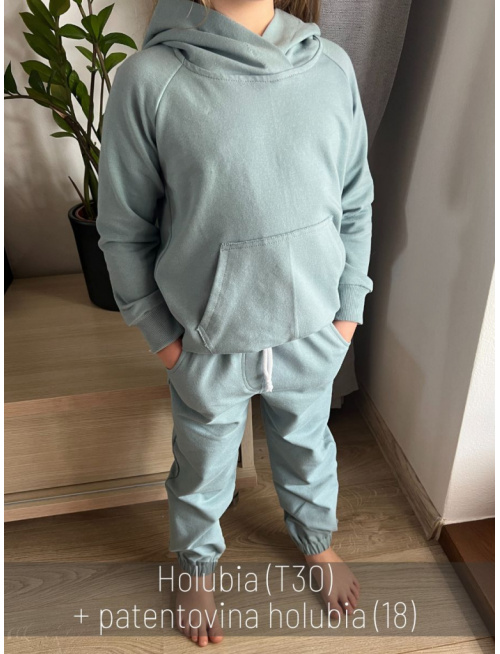 Tepláková mikina Hoodie - jednofarebná