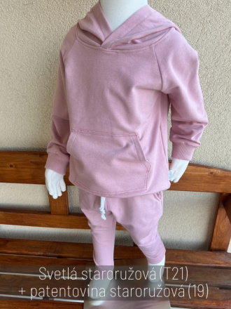 Tepláková mikina Hoodie - jednofarebná