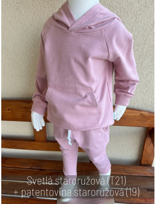 Tepláková mikina Hoodie - jednofarebná