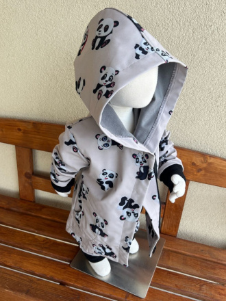 Rastúca softshell bunda so šikmozipsom ALEX - vzorovaná - jeseň/ZIMA
