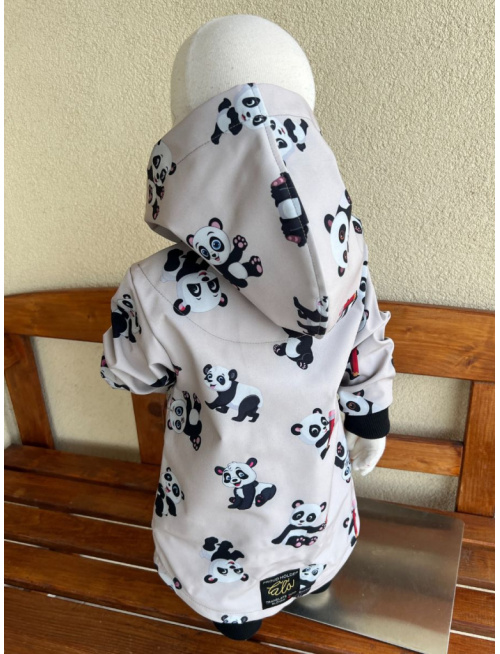 Rastúca softshell bunda so šikmozipsom ALEX - vzorovaná - jeseň/ZIMA