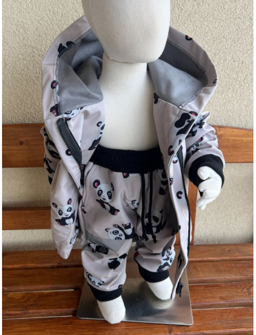 Rastúca softshell bunda so šikmozipsom ALEX - vzorovaná - jeseň/ZIMA