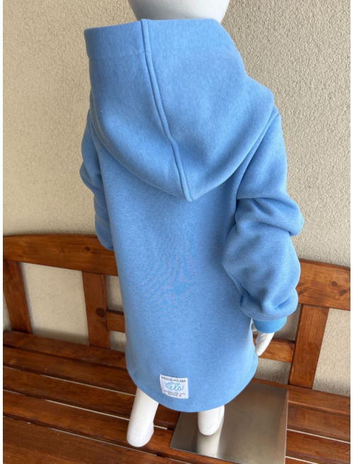 Rastúci kabátik s gombíkmi - počesaná teplákovina