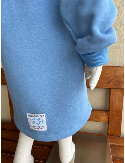 Rastúci kabátik s gombíkmi - počesaná teplákovina