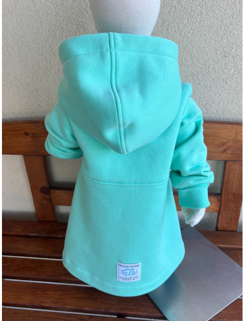 Rastúci kabátik RIO - s prestrihom - počesaná teplákovina