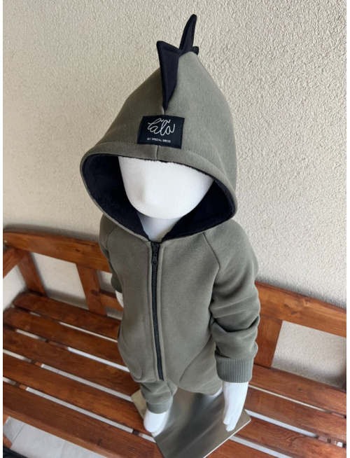 Overal DINO LUX - počesaná teplákovina