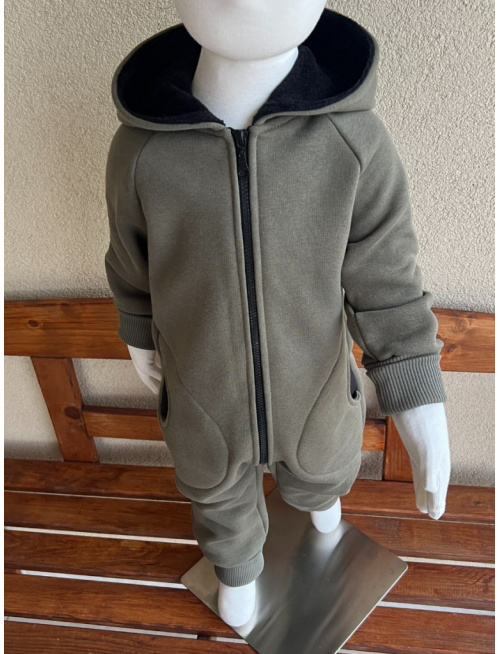 Overal DINO LUX - počesaná teplákovina