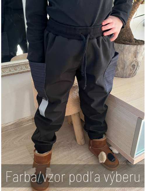 Softshell gate SNOW s rastúcou manžetou - jeseň/ZIMA