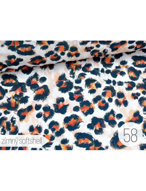 Vzorkovník - vzorovaný softshell LUX