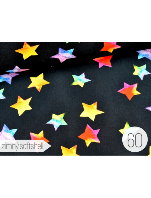 Vzorkovník - vzorovaný softshell LUX