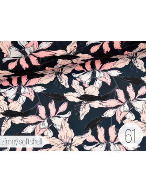 Vzorkovník - vzorovaný softshell LUX