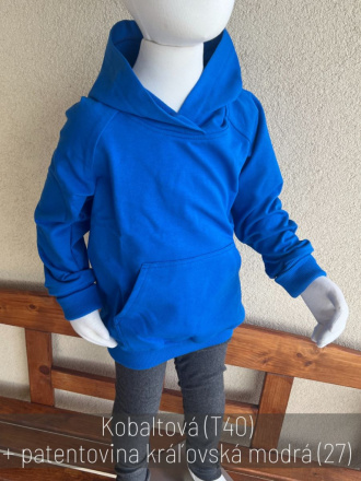 Tepláková mikina Hoodie - jednofarebná
