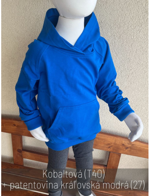 Tepláková mikina Hoodie - jednofarebná