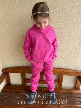 Tepláková mikina Hoodie - jednofarebná
