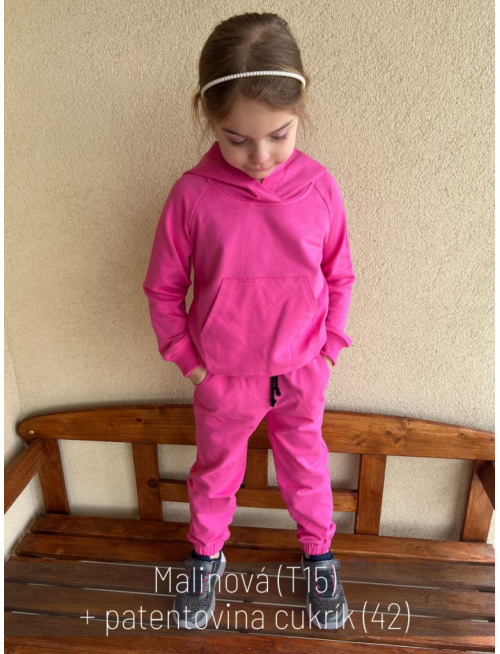 Tepláková mikina Hoodie - jednofarebná