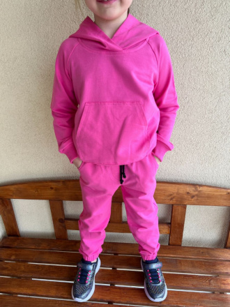 Tepláková mikina Hoodie - jednofarebná