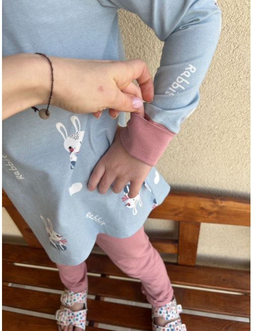 Detské pyžamko s rastúcimi manžetami RABBIT - klasik strih