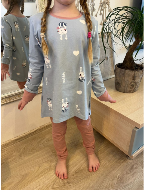 Detské pyžamko s rastúcimi manžetami RABBIT - klasik strih