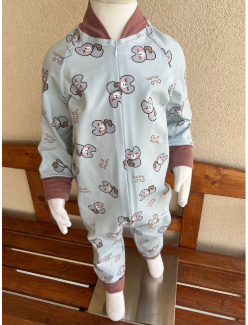 Pyžamkový overal - úplet