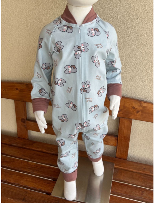 Pyžamkový overal - úplet