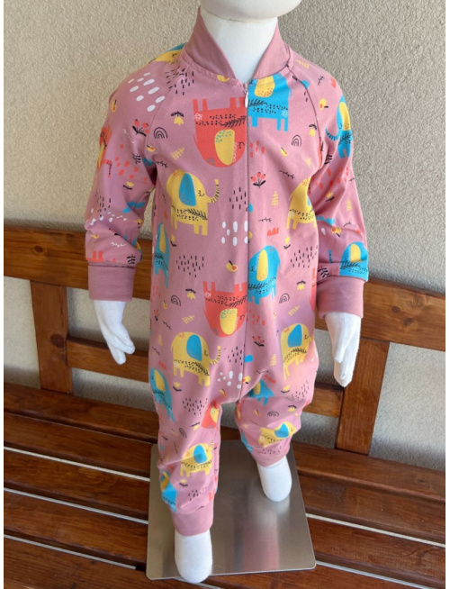 Pyžamkový overal - úplet