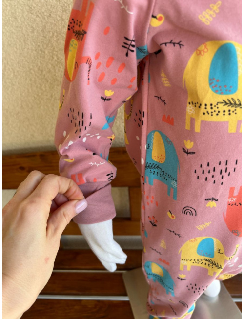 Pyžamkový overal - úplet