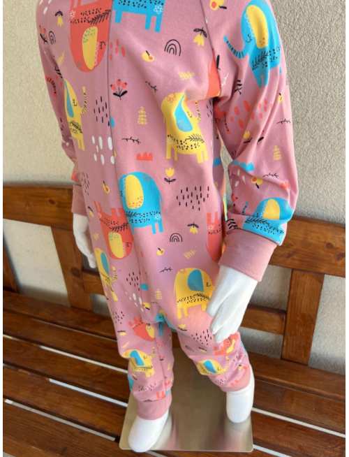 Pyžamkový overal - úplet