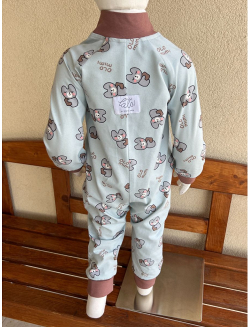 Pyžamkový overal - úplet - Olo mimi