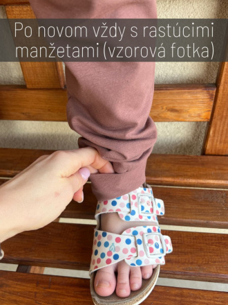 Detské pyžamko s rastúcimi manžetami MINNIE - tunikový strih