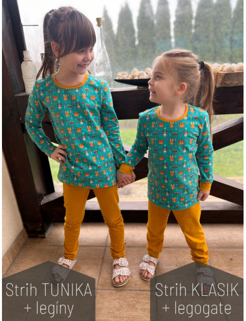 Detské pyžamko s rastúcimi manžetami ZVIERATKÁ - klasik strih