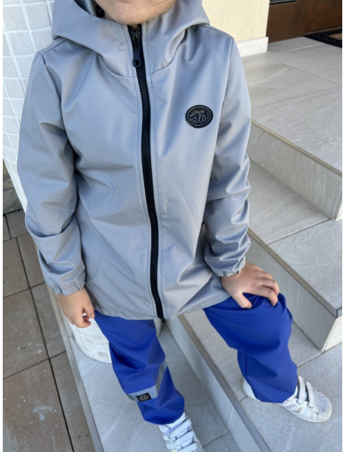 Softshell gate KLASIK - jednofarebné - jar/JESEŇ - kráľovská modrá