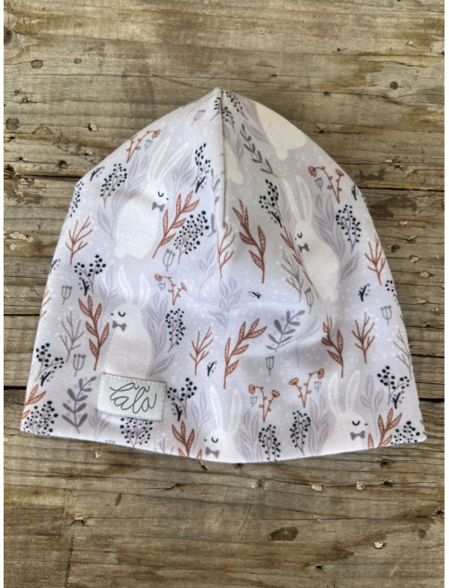 Šmolko čiapka - vzorovaná - dvojvrstvová - PREMIUM