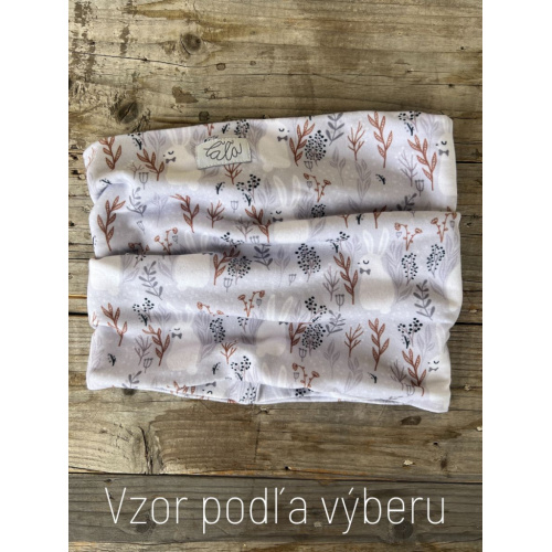 Teplákový tunel - vzorovaný - dvojvrstvový - PREMIUM