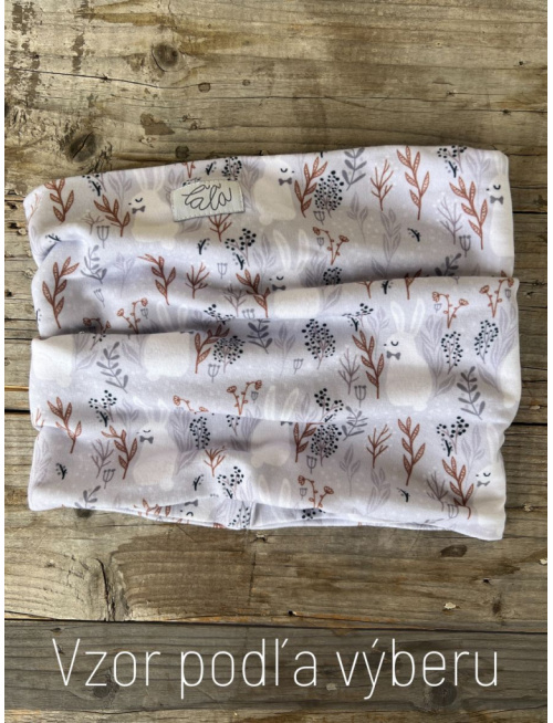 Teplákový tunel - vzorovaný - dvojvrstvový - PREMIUM