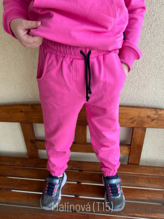 Tepláková SÚPRAVA - Mikina HOODIE + gate ELIT s gumou v dolnom kraji