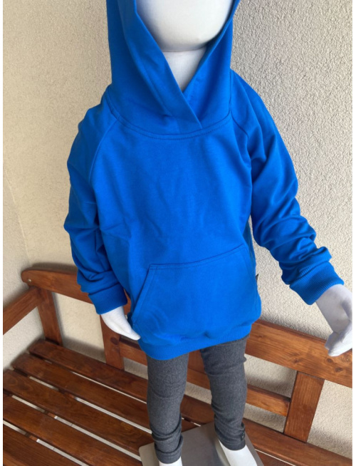 Tepláková SÚPRAVA - Mikina HOODIE + gate ELIT s gumou v dolnom kraji