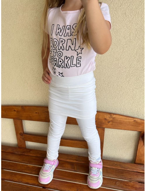 PARMA legíny s minisukňou - maslová - POSLEDNÝ KUS