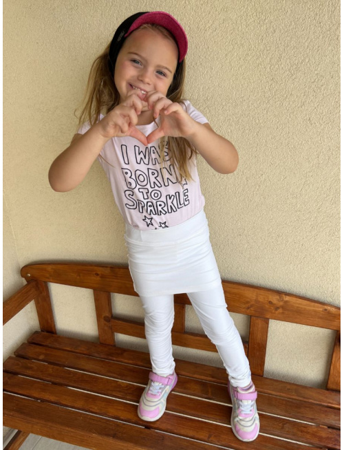 PARMA legíny s minisukňou - maslová - POSLEDNÝ KUS