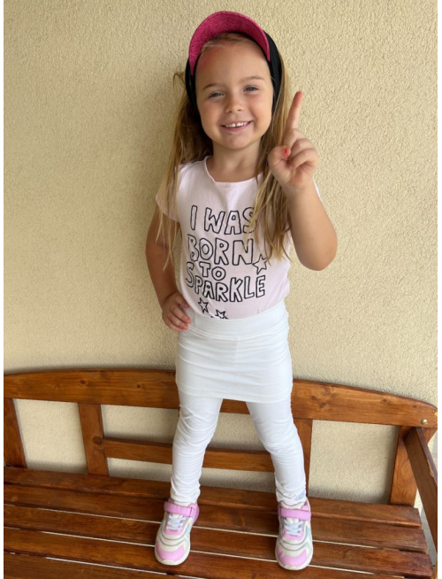 PARMA legíny s minisukňou - maslová - POSLEDNÝ KUS