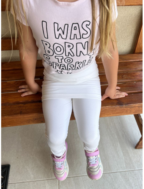 PARMA legíny s minisukňou - maslová - POSLEDNÝ KUS