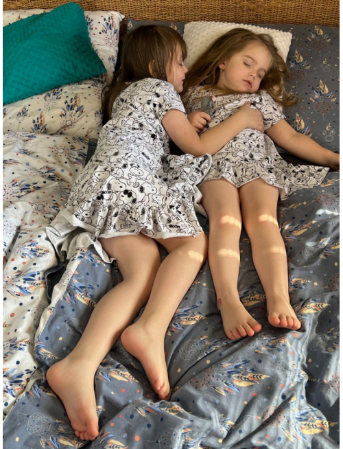 Nočná košieľka s krátkymi legínami