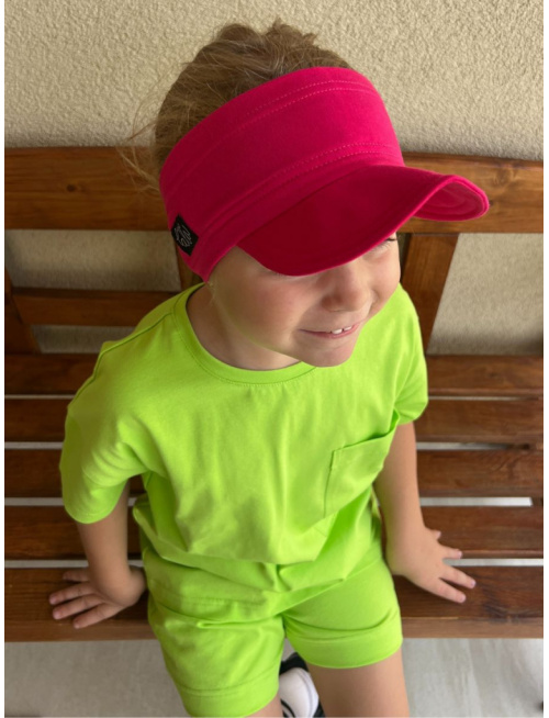 Tepláková šiltočelenka - jednovrstvová - cyklamén