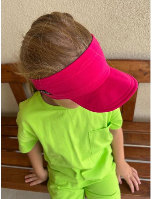 Tepláková šiltočelenka - jednovrstvová - cyklamén