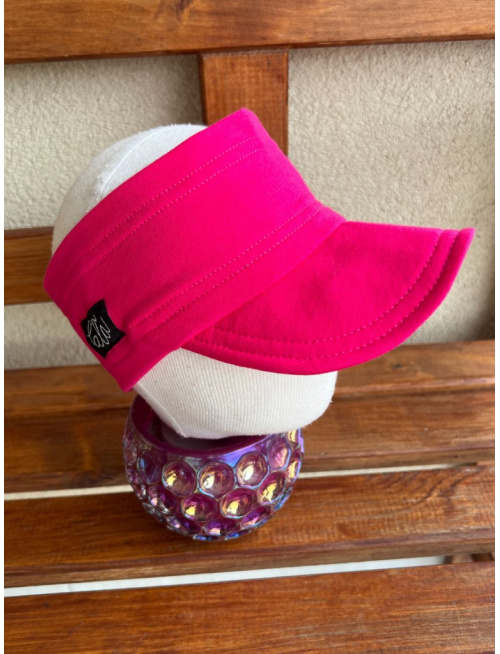 Tepláková šiltočelenka - jednovrstvová - cyklamén