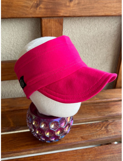 Tepláková šiltočelenka - jednovrstvová - cyklamén