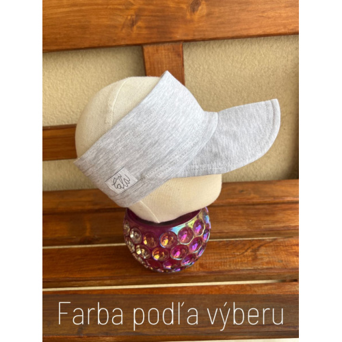Úpletová šiltočelenka - jednovrstvová - jednofarebná
