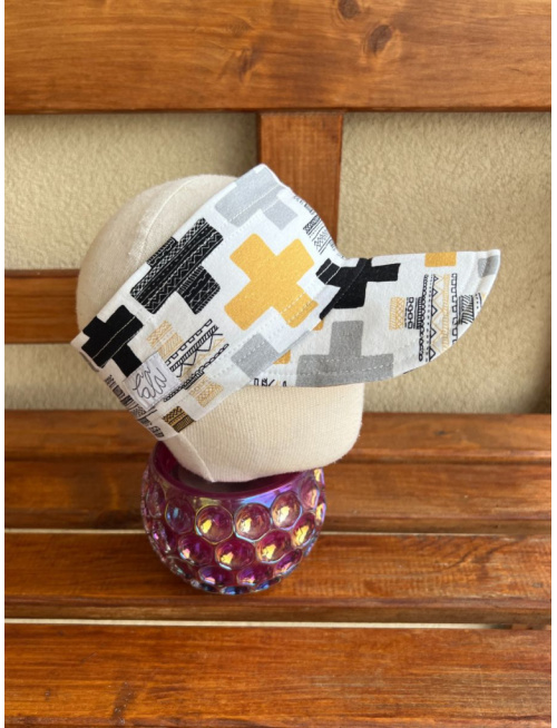 Úpletová šiltočelenka - jednovrstvová - zlaté plus - LEN DO VYPREDANIA ZÁSOB