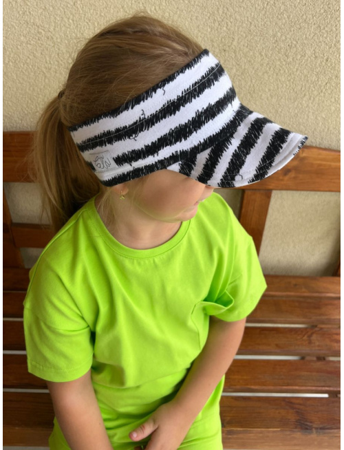 Úpletová šiltočelenka - jednovrstvová - písaný pásik - LEN DO VYPREDANIA ZÁSOB