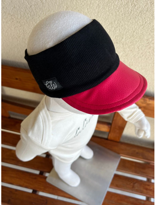 Koženková šiltočelenka