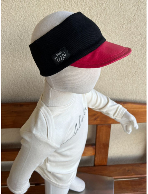 Koženková šiltočelenka